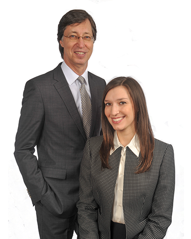 George and Nadia Harasymowycz — Father-Daughter legal team